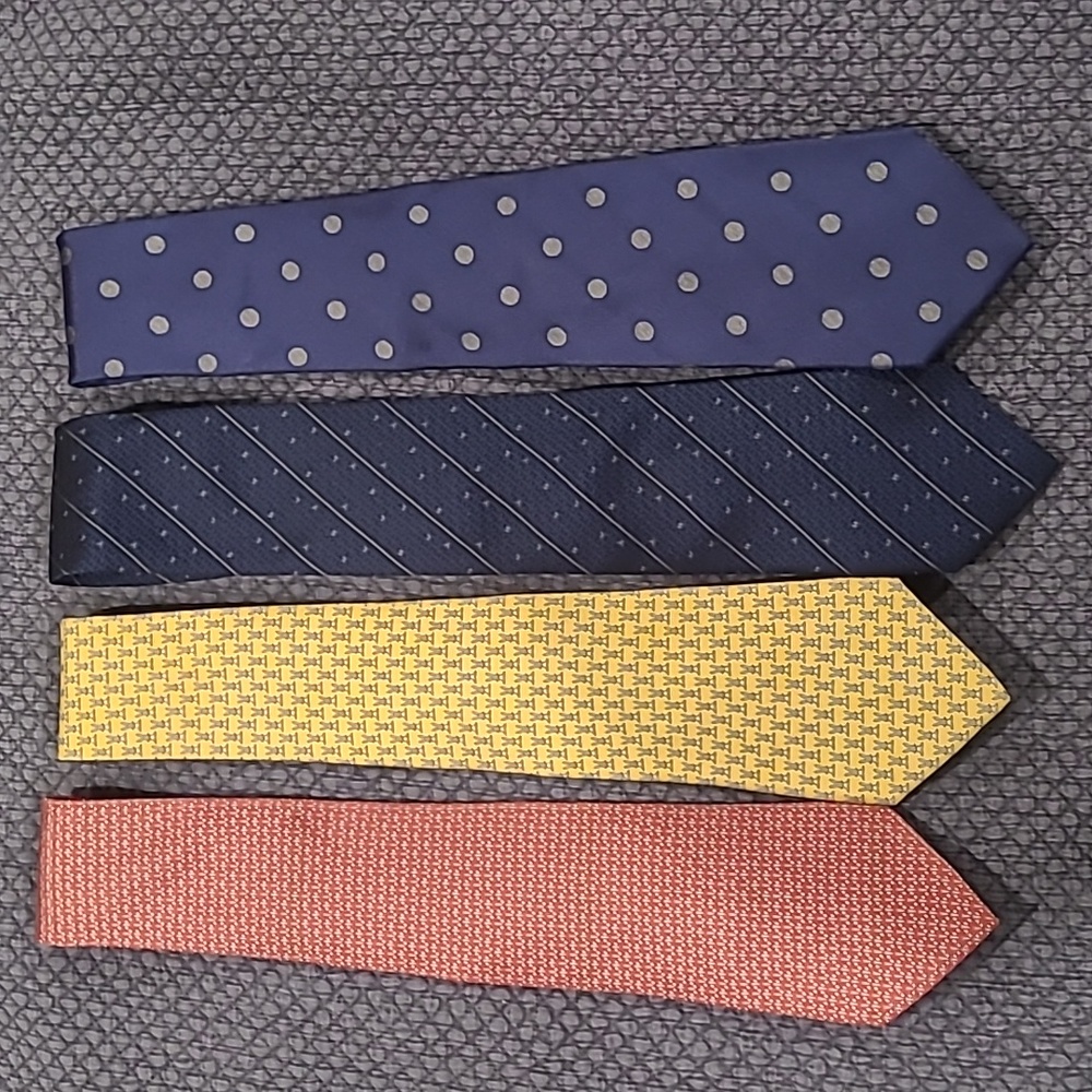 SALVATORE FERRAGAMO/ PAUL SMITH/YSL TIE BUNDLE